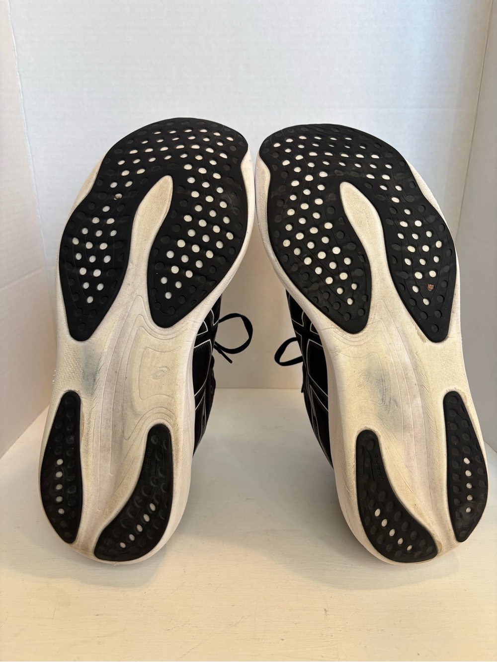 ASICS GEL-Nimbus 25 black and white athletic shoes men’s size US 15 - Picture 7 of 9